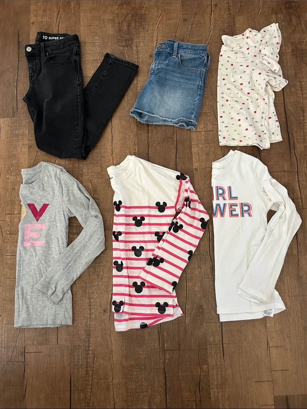 GAP Girls Bundle Pants Shorts Long Sleeve